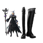 Final Fantasy XIV Y'shtola Cosplay Boots Custom Made Black Shoes