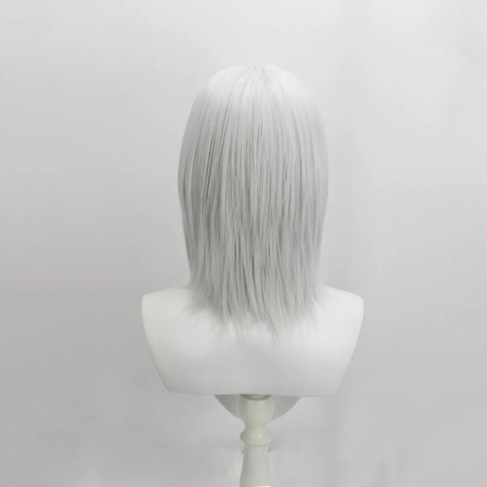 Final Fantasy VII Kadaj Cosplay Wig Silver Grey Hair