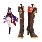 Honkai Impact 3 Raiden Mei Blazing Night Cosplay Shoes Brown Boots