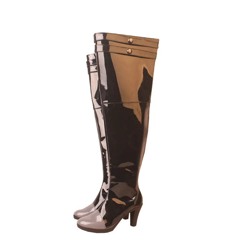 NIKKE Goddess of Victory Mihara Cosplay Boots Black Shoes