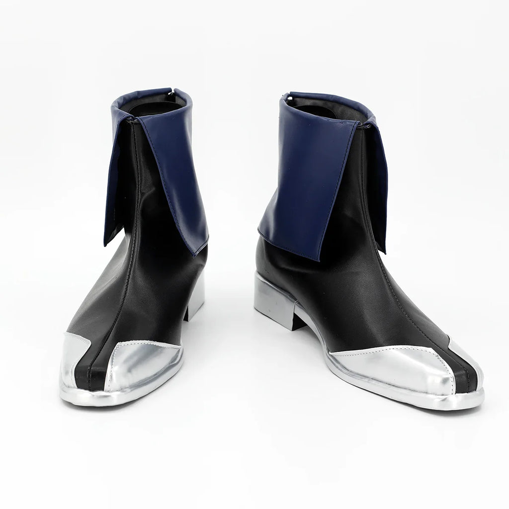Gundam SEED Mwu La Flaga Cosplay Shoes Anime Boots Custom Made