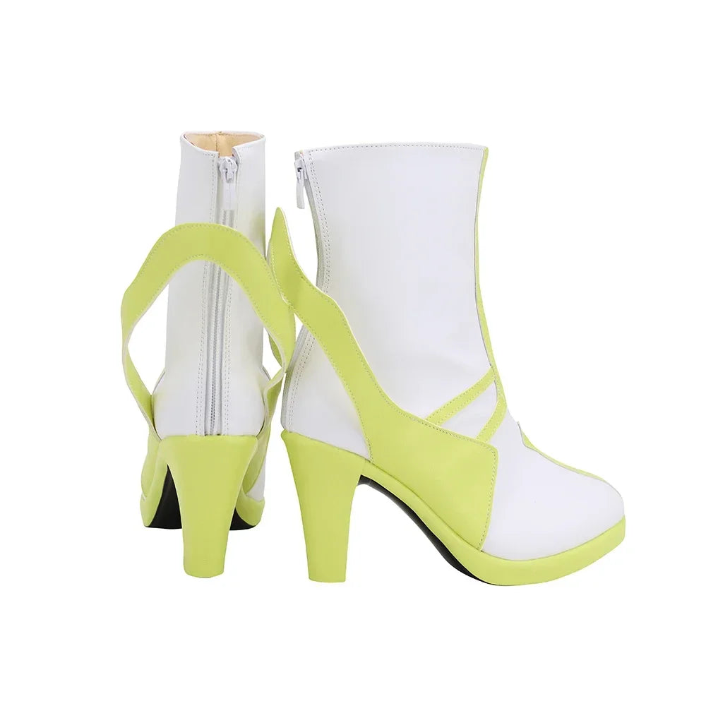 Sword Art Online Leafa Cosplay Boots High Heel White Shoes