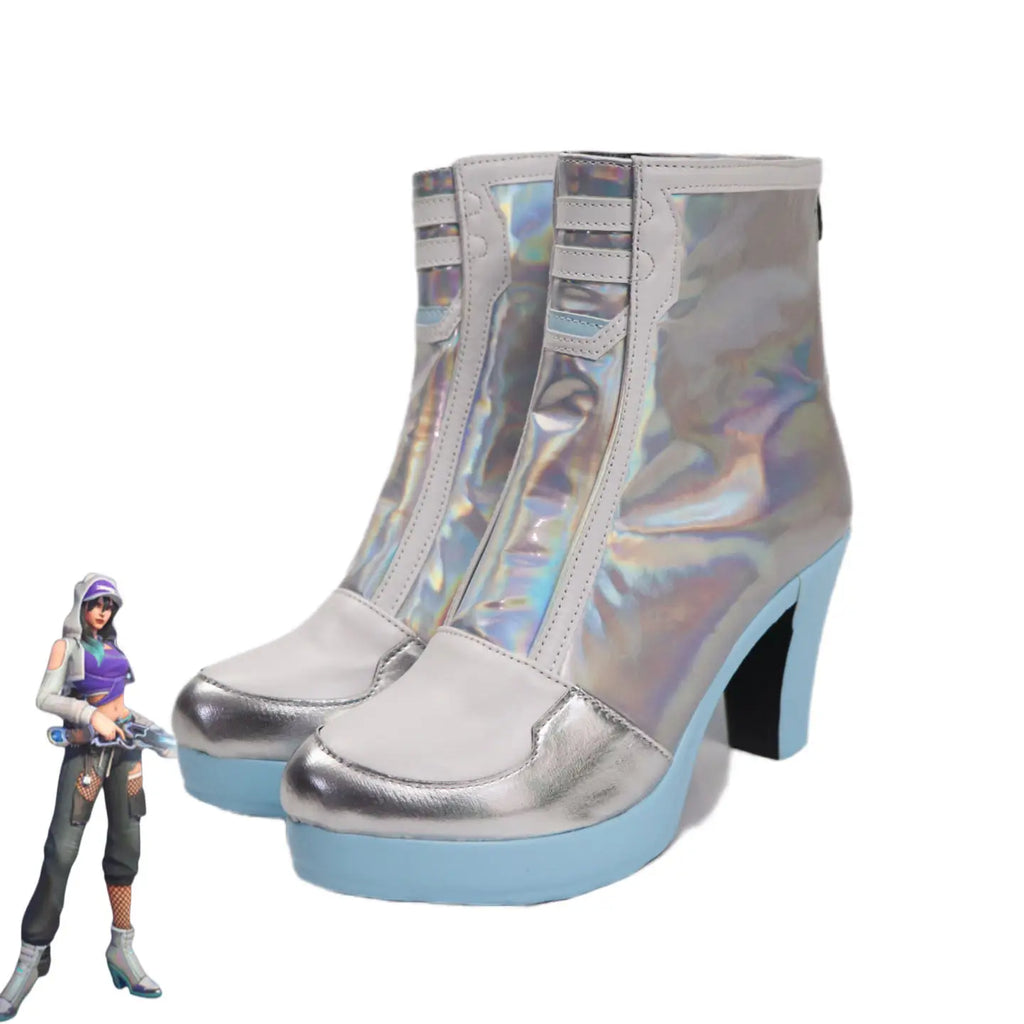Overwatch 2 X LE SSERAFIM FEARLESS Ashe Cosplay Boots High Heel Shoes