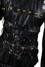 Edward Scissorhands Cosplay Costume Custom Made Full Set