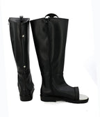 Naruto Haruno Sakura Cosplay Boots Black Leather Shoes