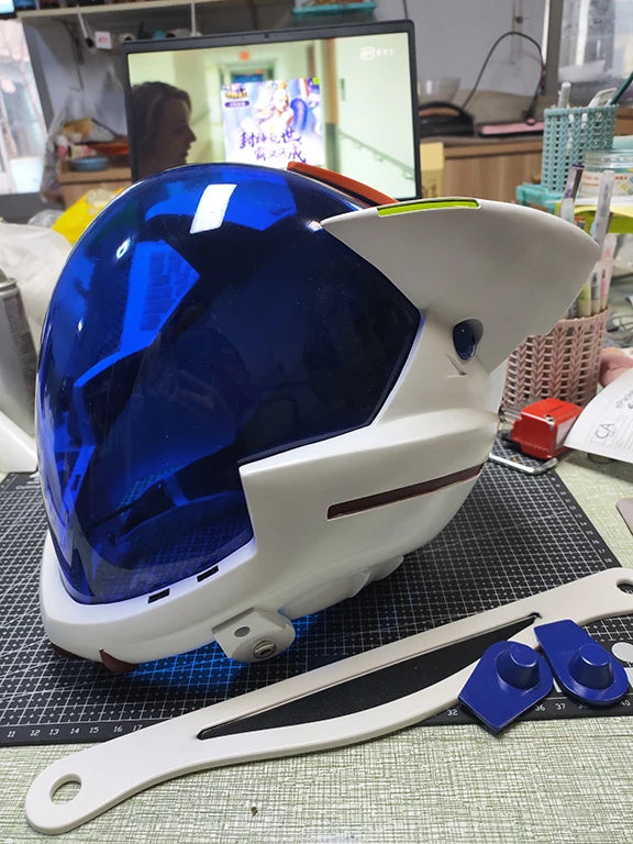 Neon Genesis Evangelion Asuka Mari Rei Ayanami Pilot Helmet Set - Cosplay Prop Mask | MiDicosplay