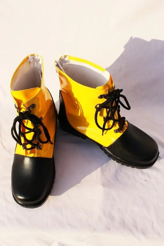 Final Fantasy Tidus Cosplay Shoes Yellow Boots