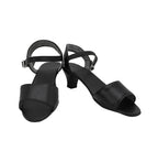 Naruto Tsunade Cosplay Sandals High Heel Black Shoes