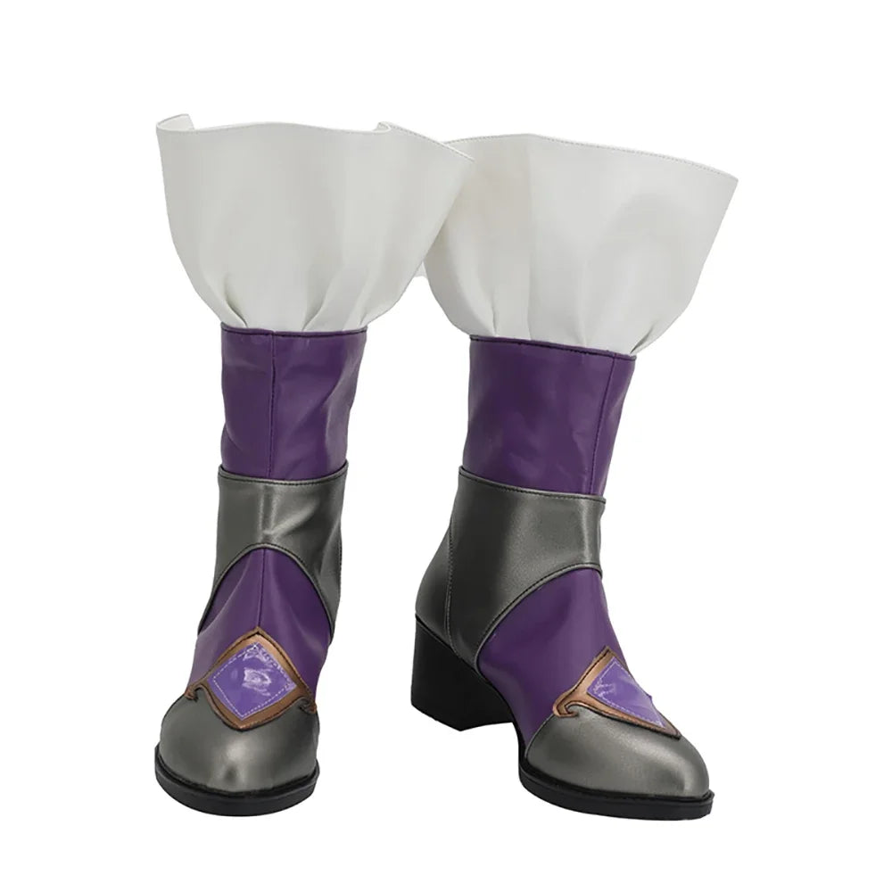 LOL Qiyana Battle Queen Cosplay Boots Custom Shoes