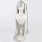 FGO Olga Marie AnimusphereCosplay Wig Long Straight Silver White Hair