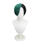 Cyberpunk2077 Judy Alvarez Cosplay Wig Tri Color Side Part Punk Hair