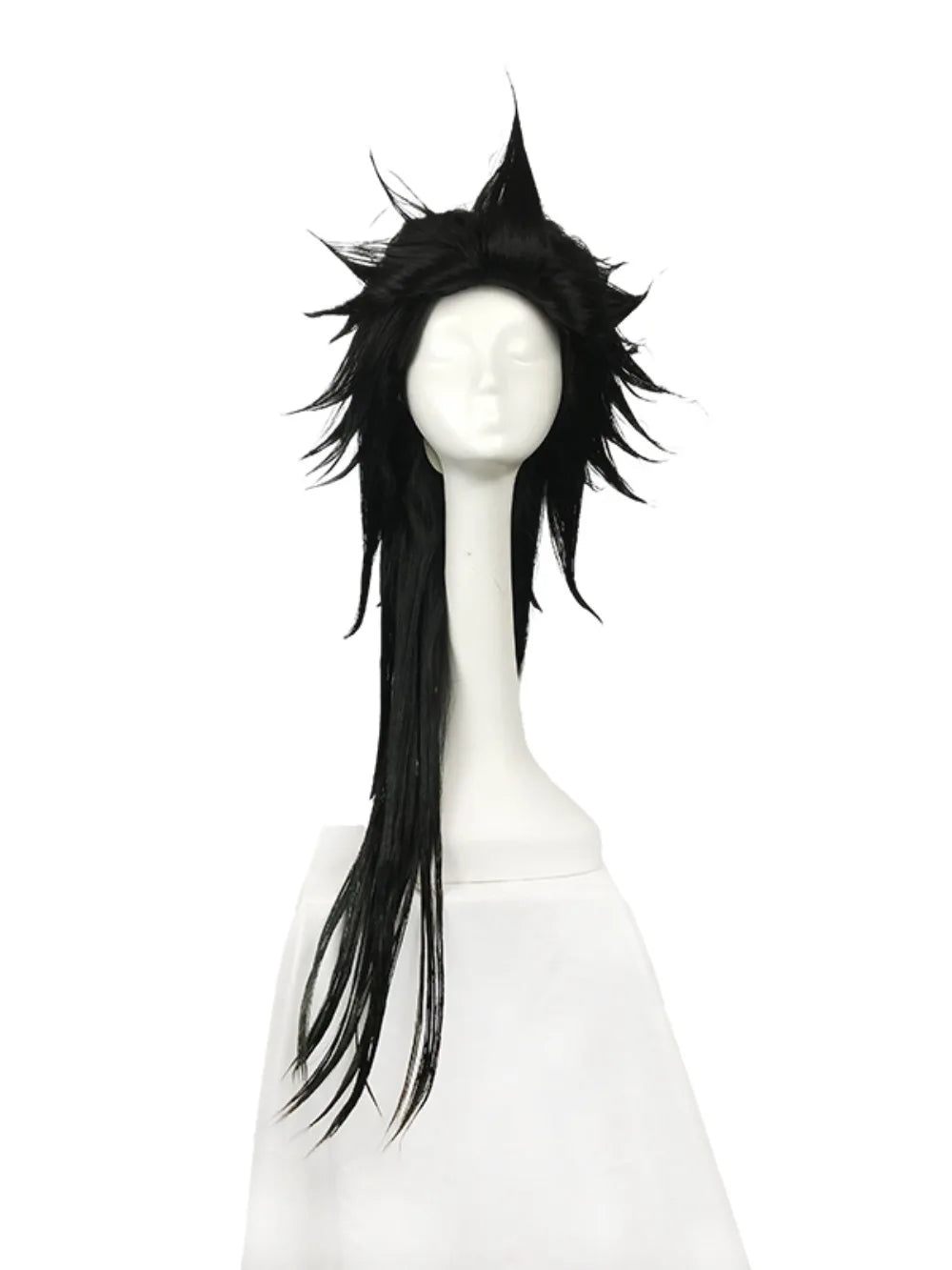 Fairy Tail Gajeel Redfox Cosplay Wig Black Spiky Anime Hair | MiDicosplay