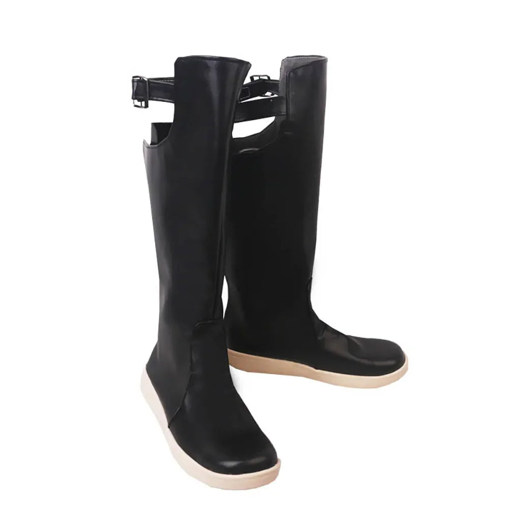 Final Fantasy14 Emet-Selch Cosplay Shoes Black Boots Custom Made