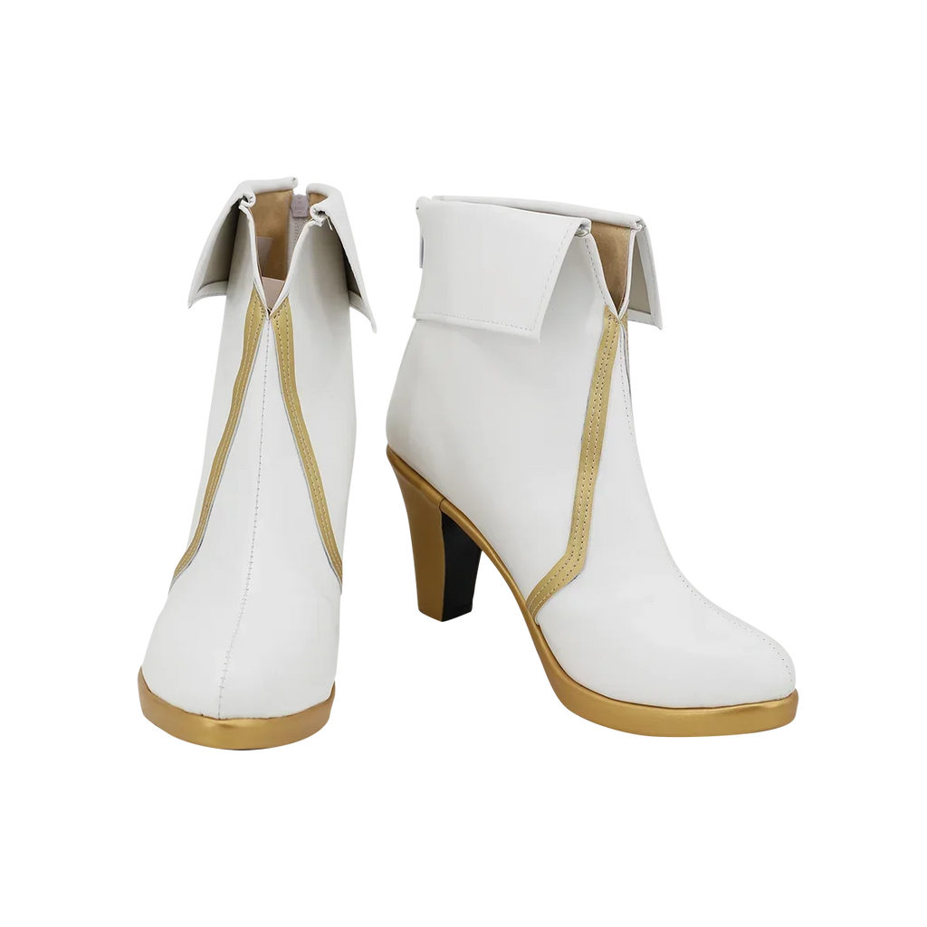 Fate Grand Order FGO Aesc the Savior Cosplay Boots Custom White Shoes