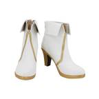 Fate Grand Order FGO Aesc the Savior Cosplay Boots Custom White Shoes