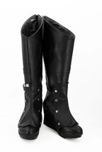 Guardians of the Galaxy Gamora Cosplay Boots Black Shoes Custom Made
