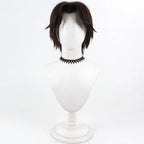 Overwatch McCree Cassidy Cosplay Wig Short Curly Brown Hair