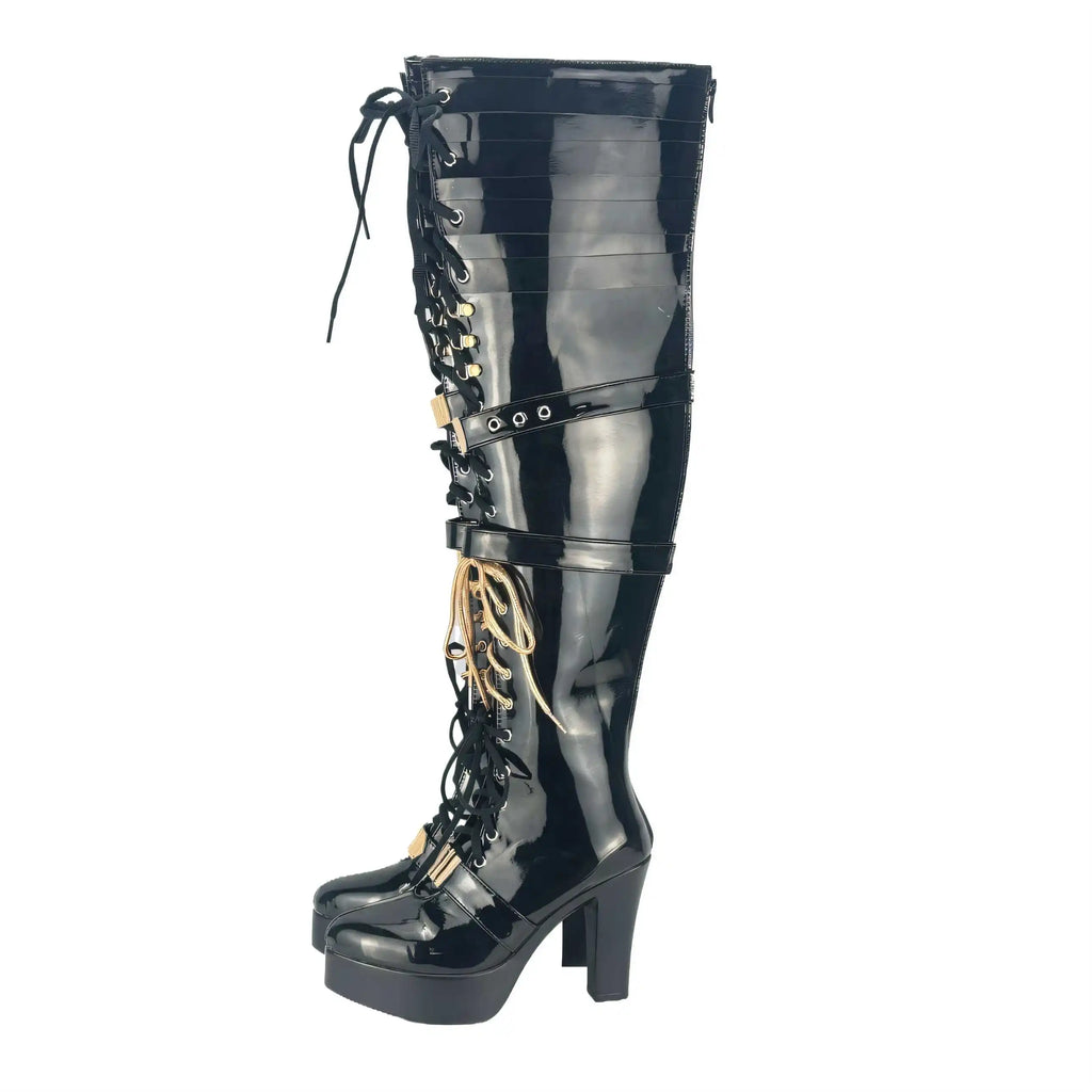 FGO Fairy Knight Tristan Cosplay Boots High Heel Shoes
