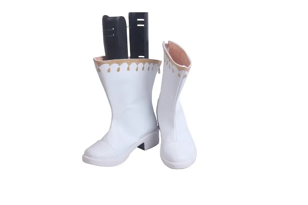 The Seven Deadly Sins 2 Elizabeth Liones Cosplay Boots White Shoes