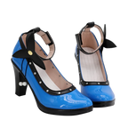 Final Fantasy 7 Remake Tifa Mature Cosplay Shoes Blue Boots