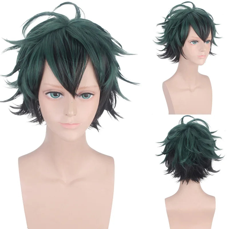 My Hero Academia Cosplay Wig Set for Shoto Todoroki Aizawa Tsuyu Asui Himiko Toga Character Costume Hair