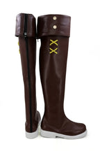 Fairy Tail Lucy Cosplay Shoes Brown Long Boots Custom Made