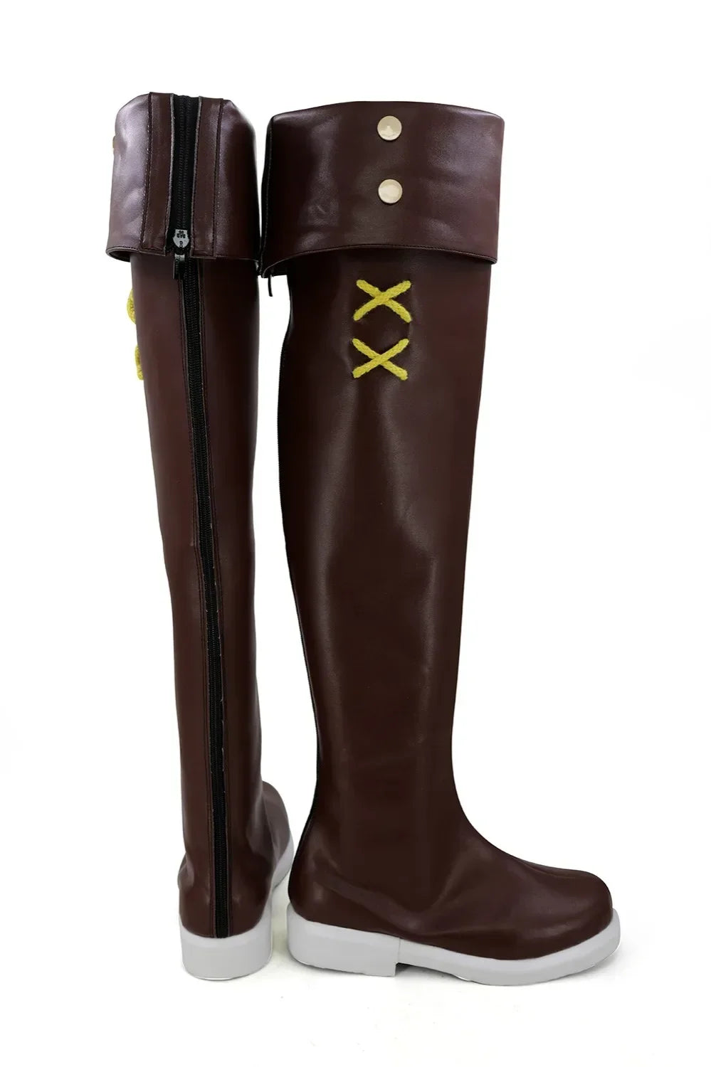 Fairy Tail Lucy Cosplay Long Boots Brown Shoes