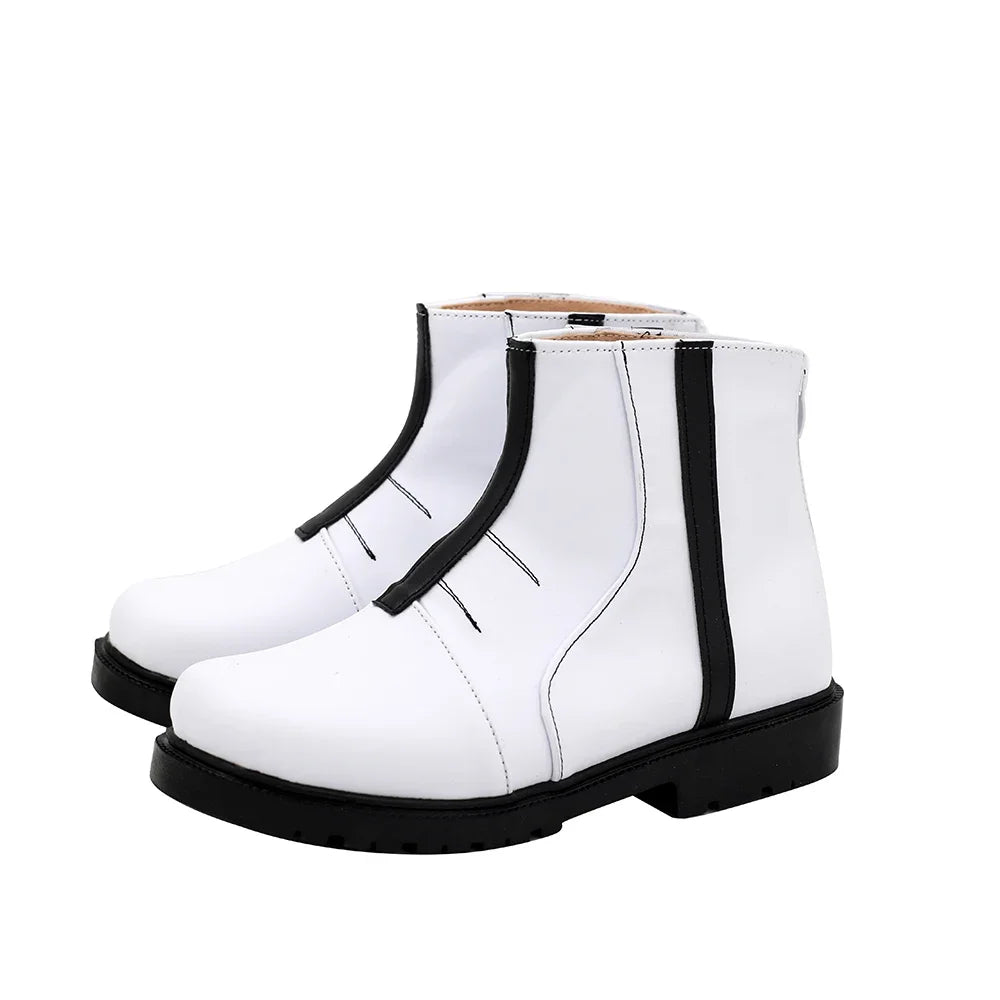 Jujutsu Kaisen Mahito Cosplay Boots White Shoes Custom Made