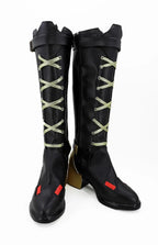 Overwatch OW Ashe Calamity Cosplay Boots Black High Heel Shoes