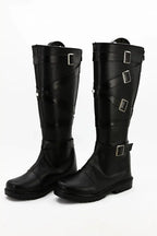 Danganronpa Kiyotaka Ishimaru Cosplay Boots Custom Made Black Shoes