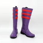 X-Men Magneto Max Eisenhardt Cosplay Shoes Cutomized Purple Boots