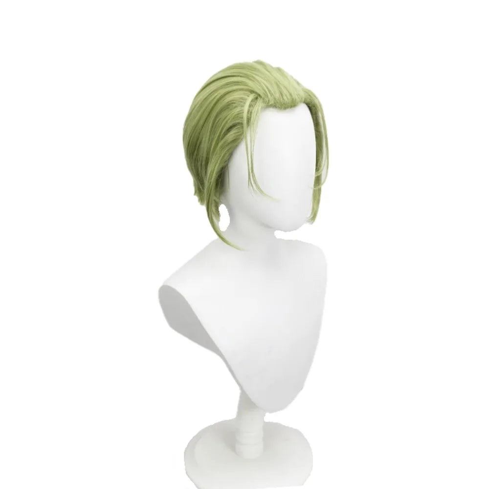 Frieren Beyond Journey's End Heiter Cosplay Wig Green Short Hair