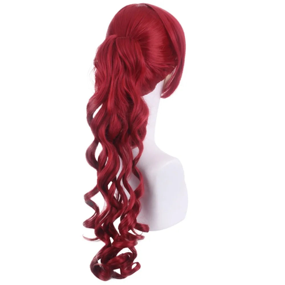 Persona5 Royal Kasumi Yoshizawa Cosplay Wig Red Wavy Long Hair
