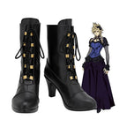 Final Fantasy 7 Cloud Strife Cosplay Wedding Shoes High Heels Black Boots