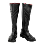 Bottes de cosplay Star Wars Maître Jedi Tera Sinube, chaussures en cuir noir faites à la main, pointure personnalisée 