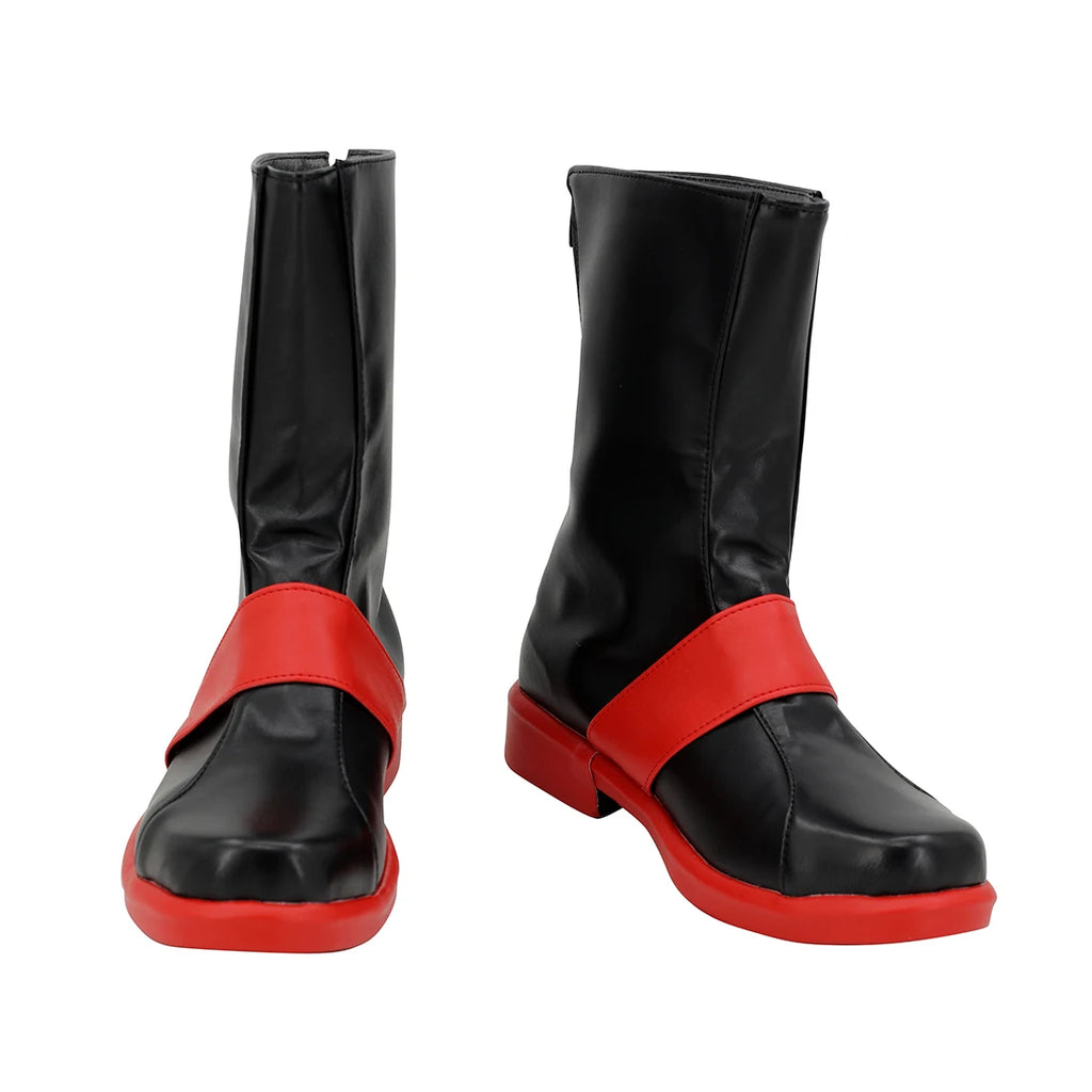 Fate Grand Order Karna Cosplay Boots Black Shoes Custom Made