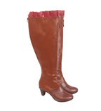 Chaussures de cosplay Black Clover Mimosa Vermillion, bottes marron à talons hauts, faites sur mesure