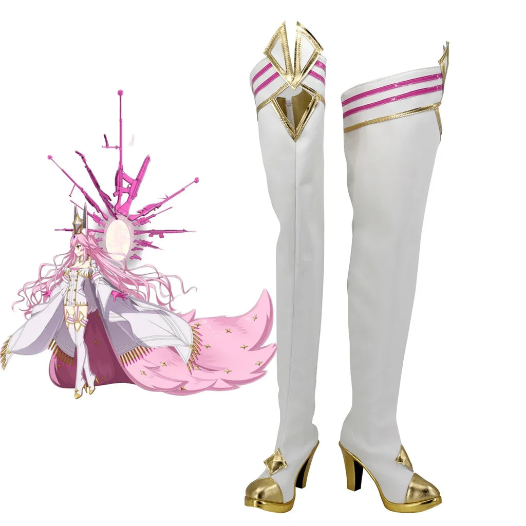 FGO Koyanskaya of Light Cosplay Shoes High Heel Long Boots