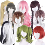 Danganronpa Cosplay Wig Set for Hiyoko Saionji Monomi Akane Owari Monaca Towa Monokuma Hair