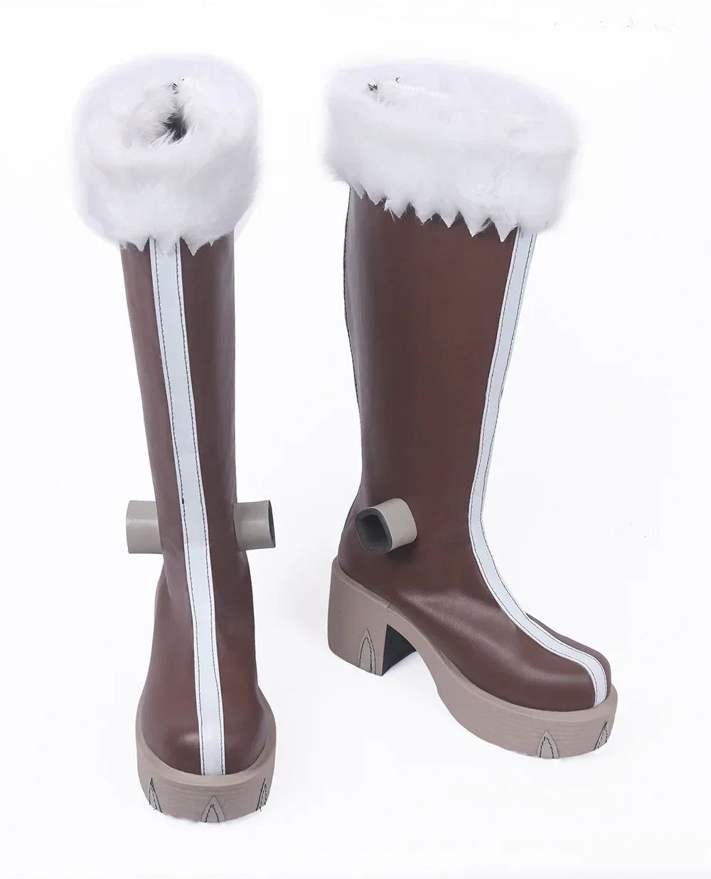 My Hero Academia Tiger Yawara Chatora Cosplay Boots Brown Shoes