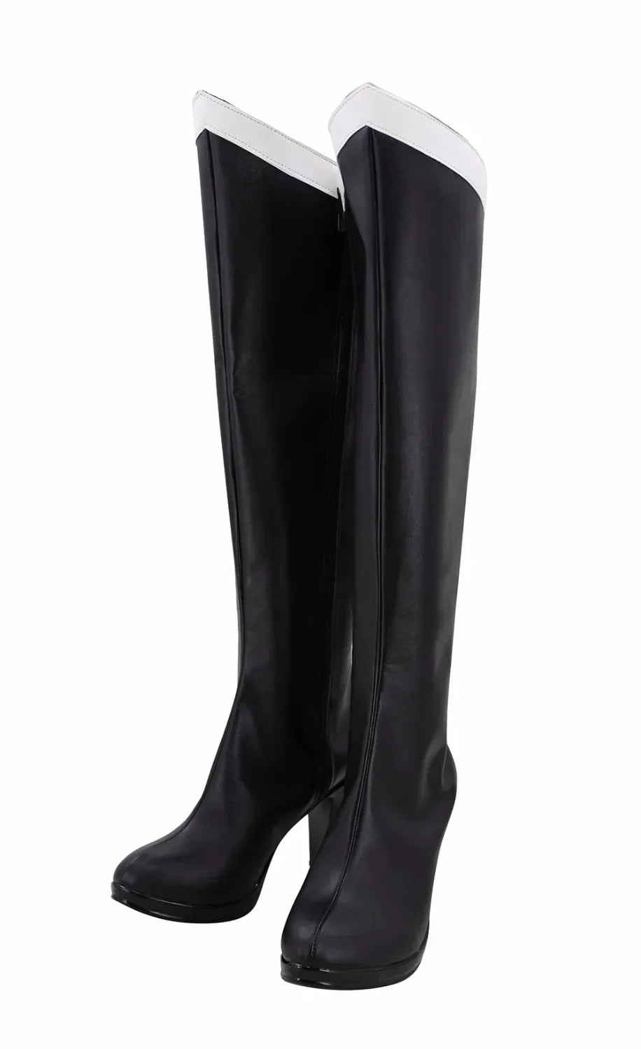 Sailor Moon Meiou Setsuna Cosplay Boots Black High Heel Shoes