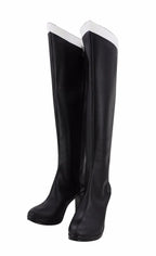Sailor Moon Meiou Setsuna Cosplay Boots Black High Heel Shoes