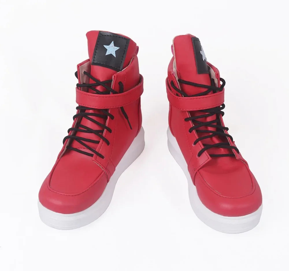 Persona5 Dancing in Starlight Anne Takamaki Cosplay Boots Red Shoes