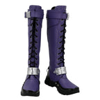 Overwatch Kiriko Cosplay Boots Purple Shoes Custom Made