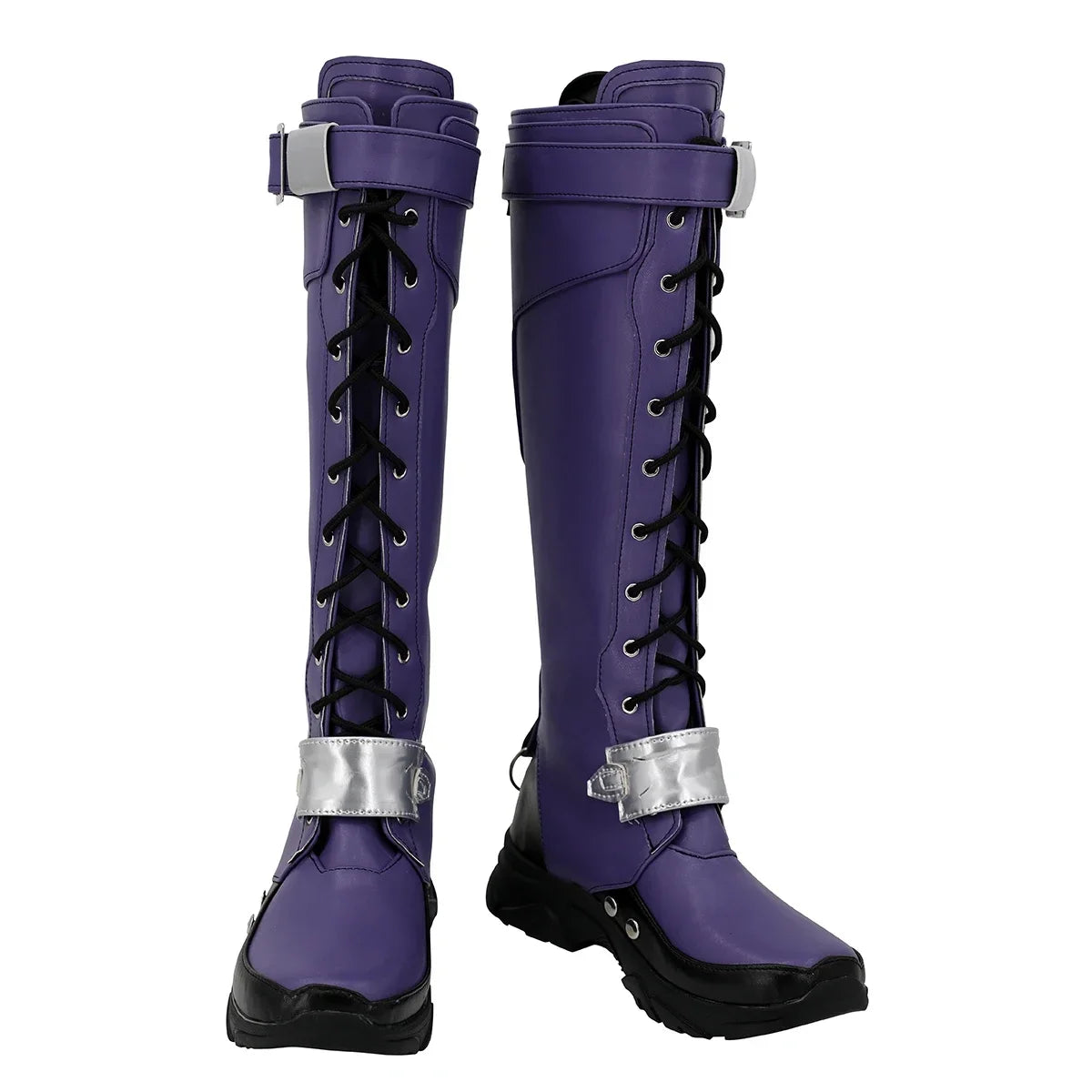 Overwatch Kiriko Cosplay Boots Purple Shoes Custom Made