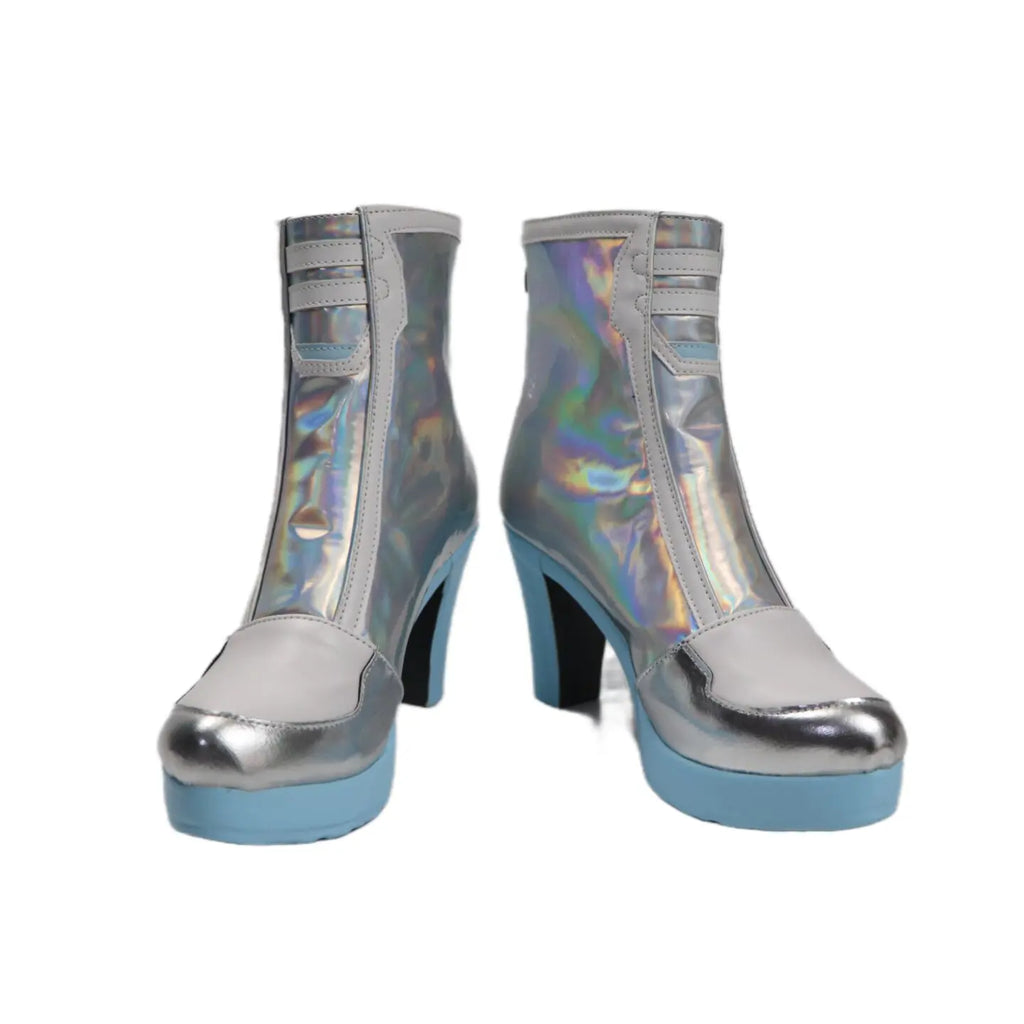 Overwatch 2 X LE SSERAFIM FEARLESS Ashe Cosplay Boots High Heel Shoes