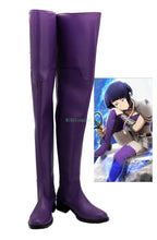 My Hero Academia Kyoka Jiro Cosplay Boots Purple Shoes Custom Made