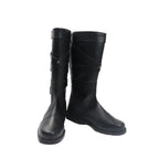 Danganronpa Gundam Tanaka Cosplay Shoes Black Boots