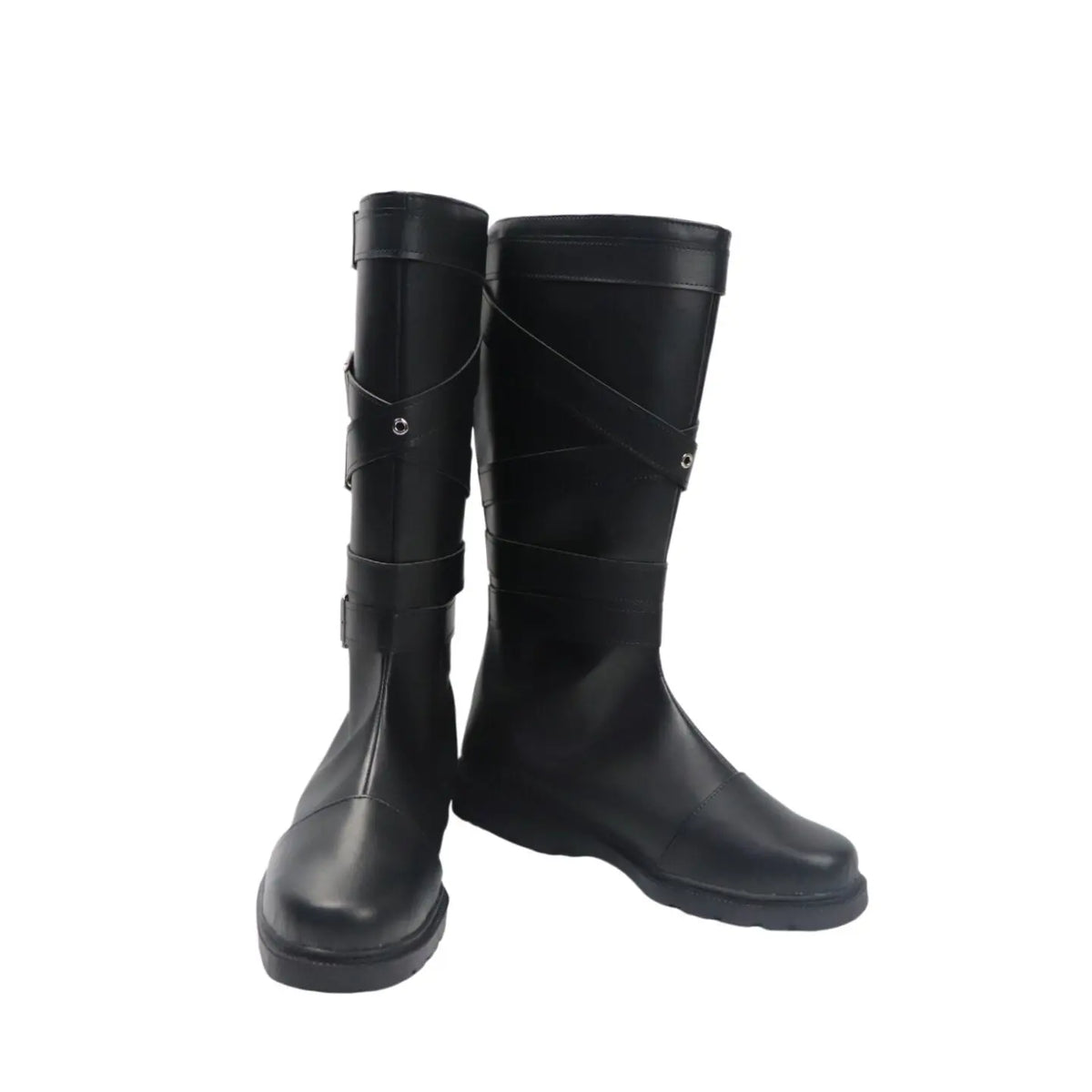 Danganronpa Gundam Tanaka Cosplay Shoes Black Boots