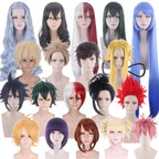 My Hero Academia Cosplay Wig Set for Shoto Todoroki Aizawa Tsuyu Asui Himiko Toga Character Costume Hair
